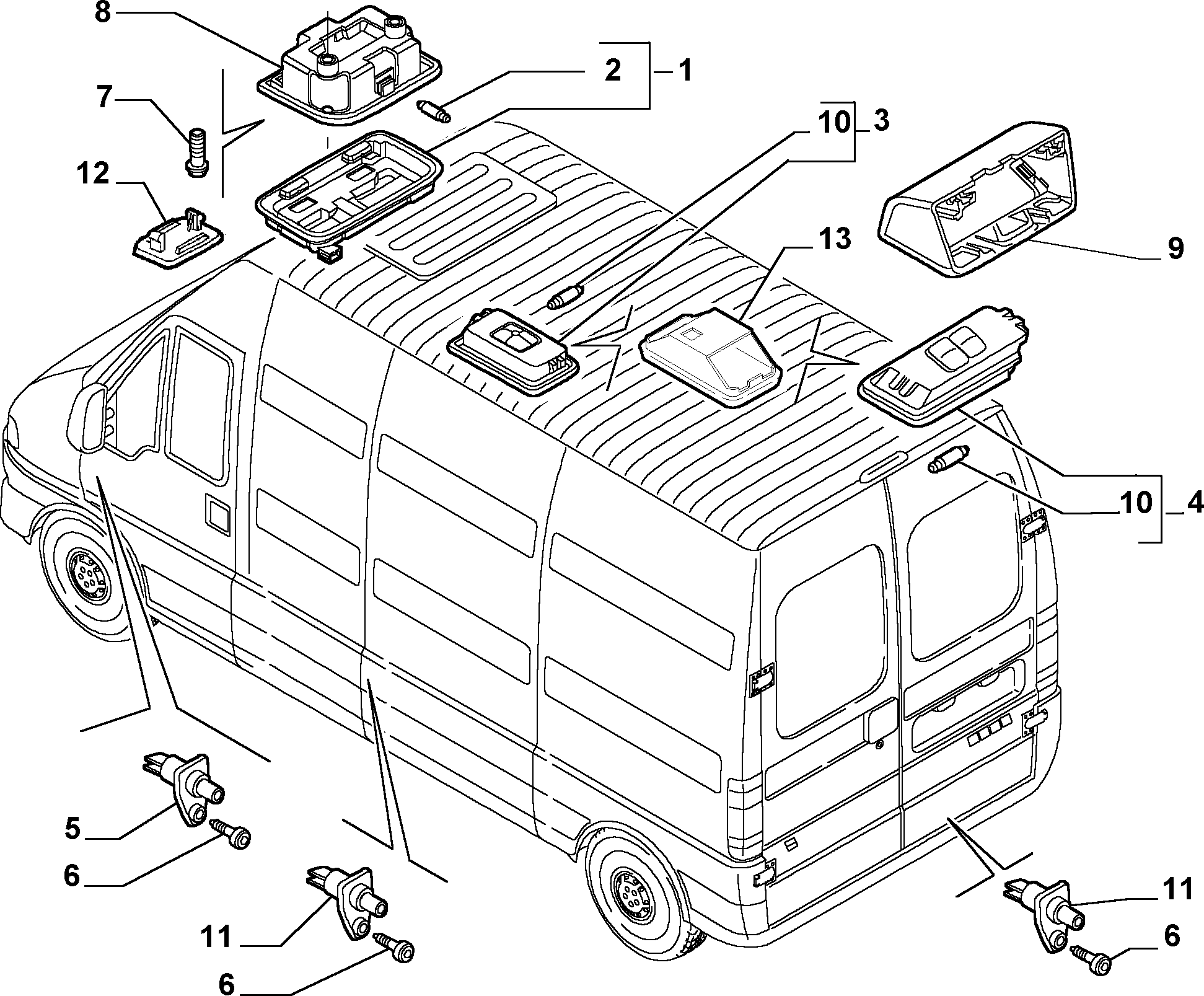 FIAT 71718217 - Лампа накаливания, габаритные фонари onlydrive.pro