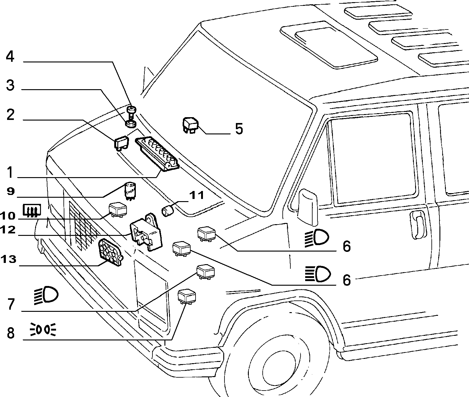 FIAT 7595406 - Interconnection and remote control switch (var.: 1/rev.: 0): 01 pcs. onlydrive.pro