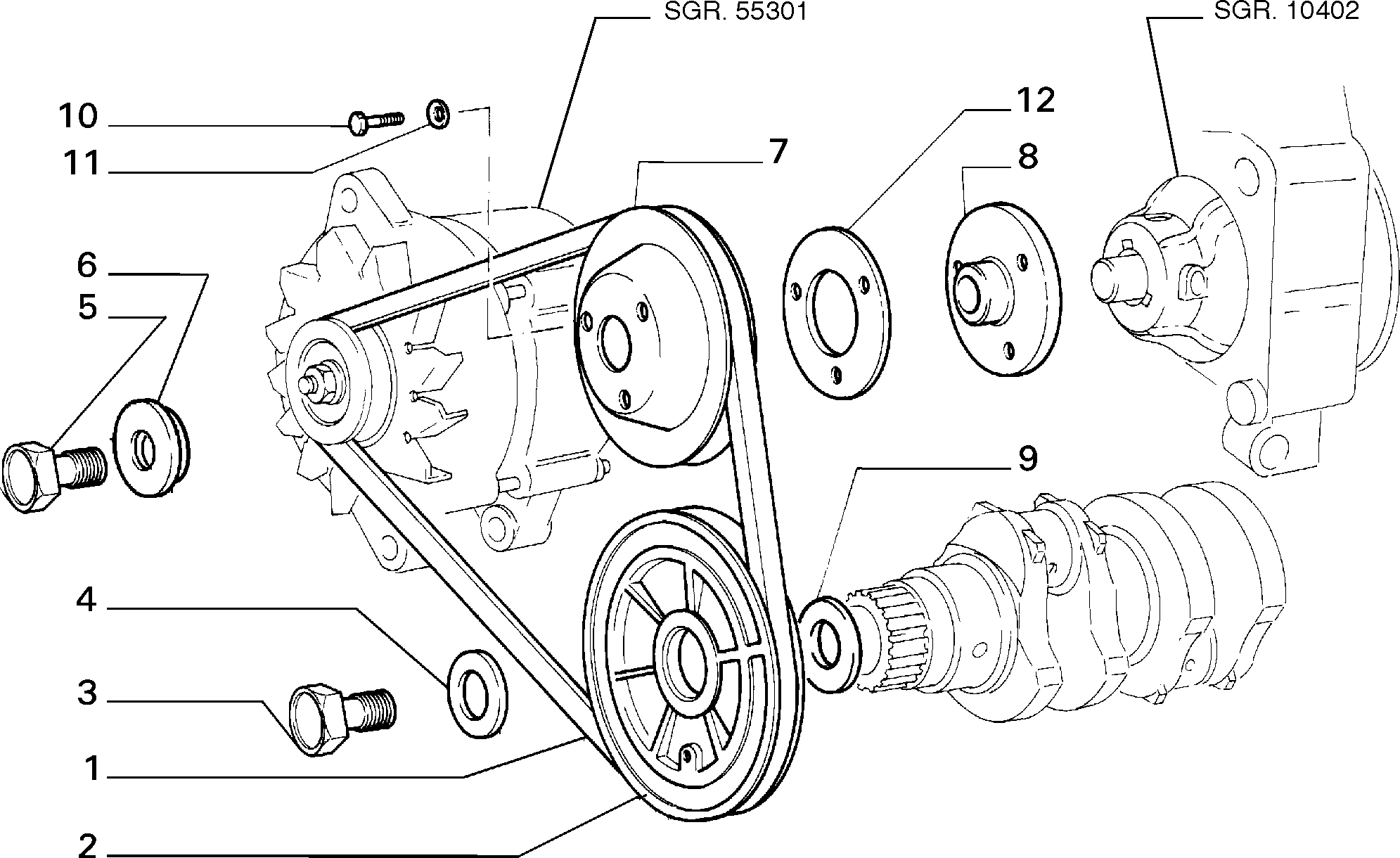 FIAT 71739900 - V-Belt onlydrive.pro