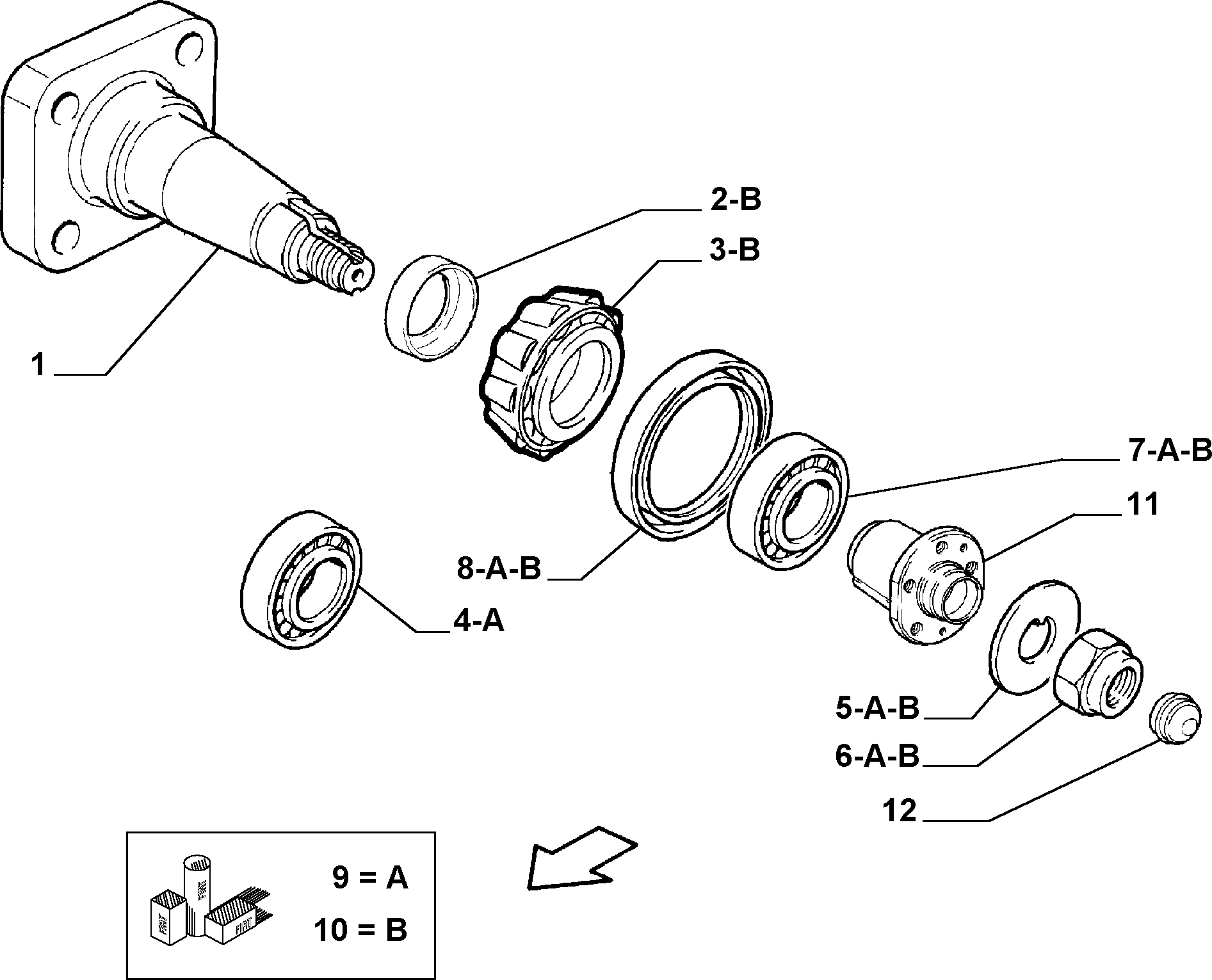 FIAT 14045271 - Комплект подшипника, ступицы колеса onlydrive.pro