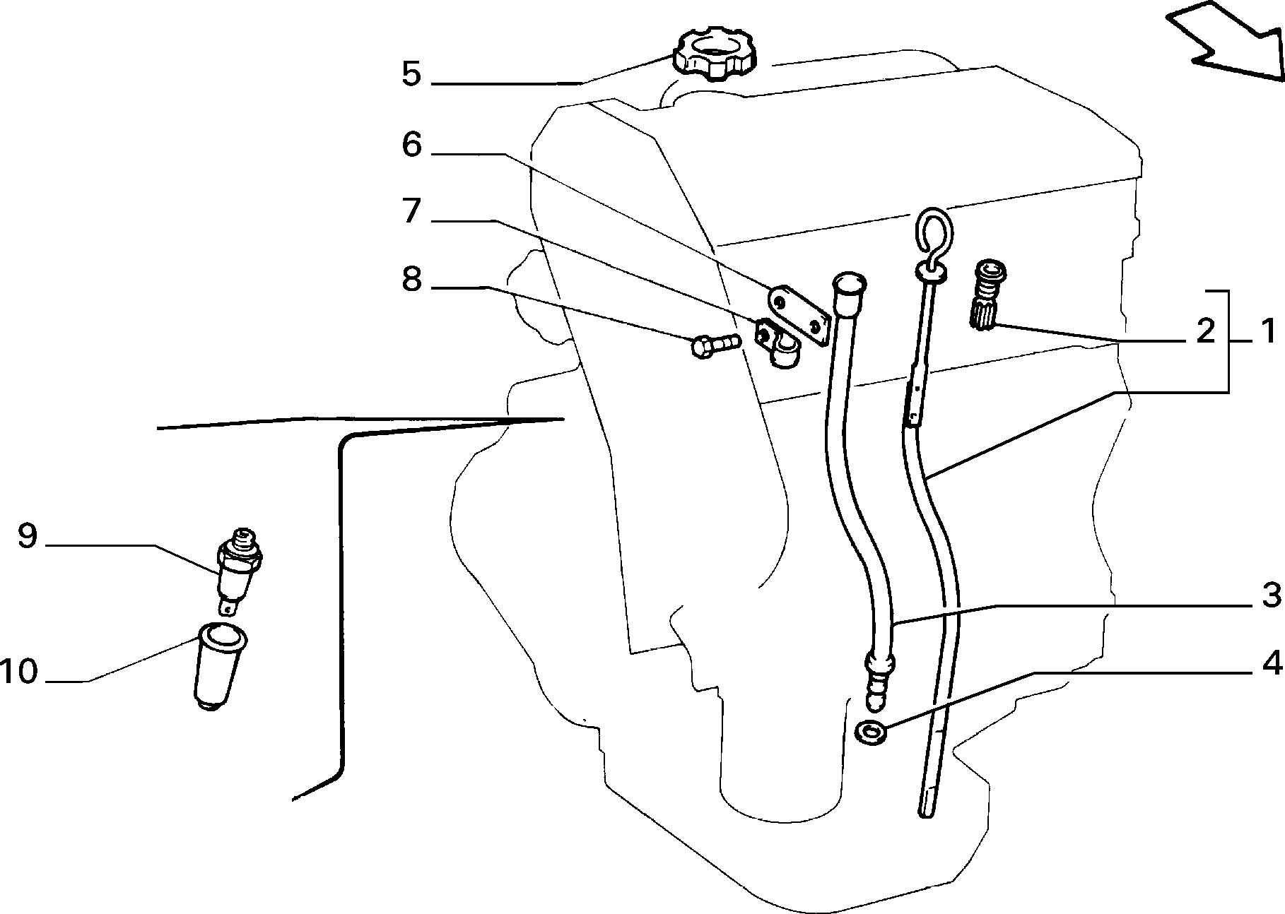 FIAT 4859914 - Devējs, Eļļas spiediens onlydrive.pro