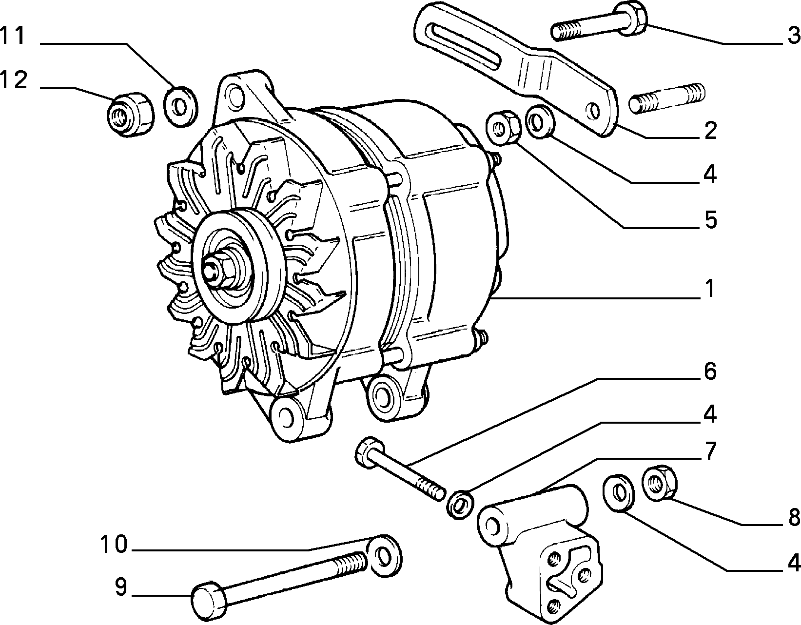 FIAT 4769911 - Alternator onlydrive.pro