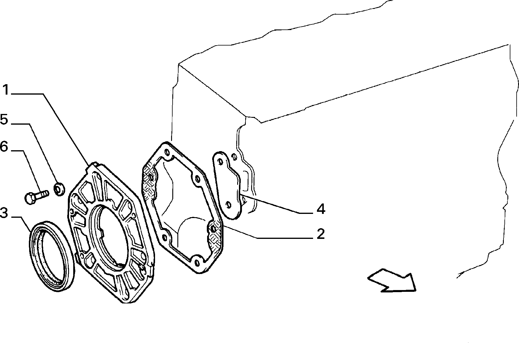 FIAT 40100301 - Shaft Seal, crankshaft onlydrive.pro