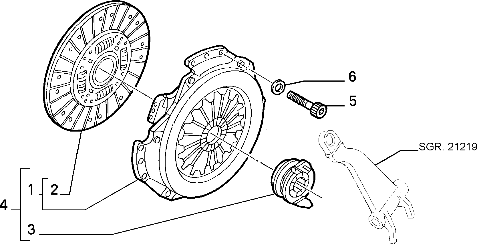 FIAT 1324858080 - Clutch Kit onlydrive.pro