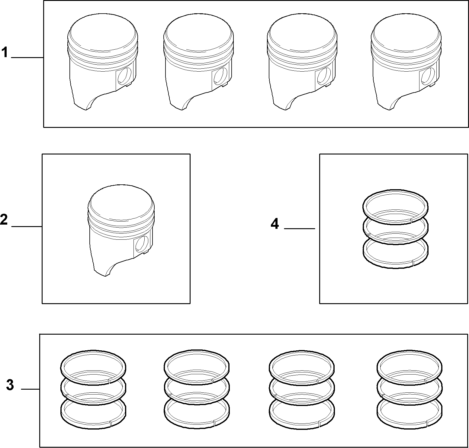 FIAT 4845481 - Connecting rods and pistons (var.: 2/rev.: 0): S pcs. onlydrive.pro