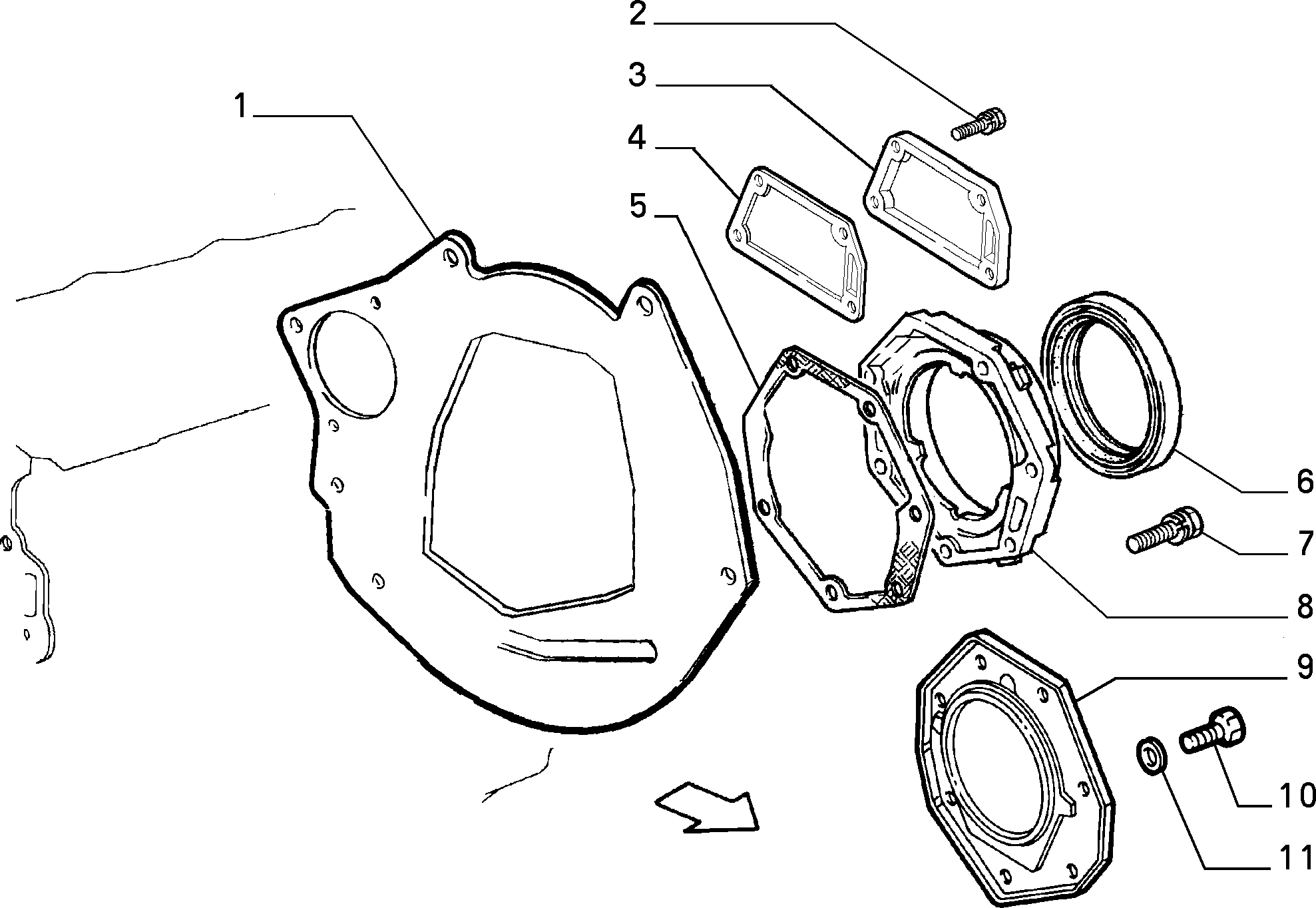 IVECO 9946 8744 - Shaft Seal, crankshaft onlydrive.pro