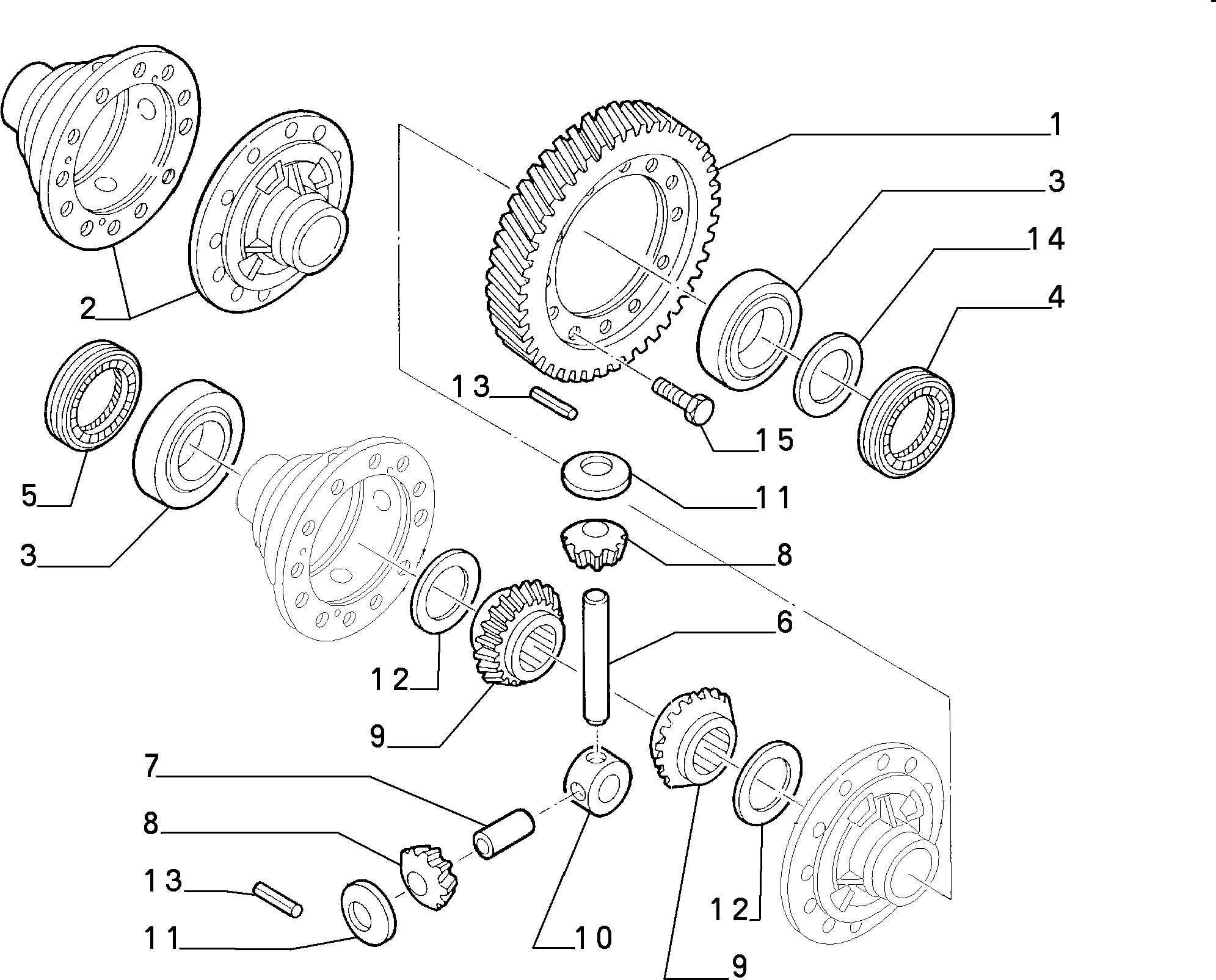 FIAT 9616785980 - Vārpstas blīvgredzens, Diferenciālis onlydrive.pro