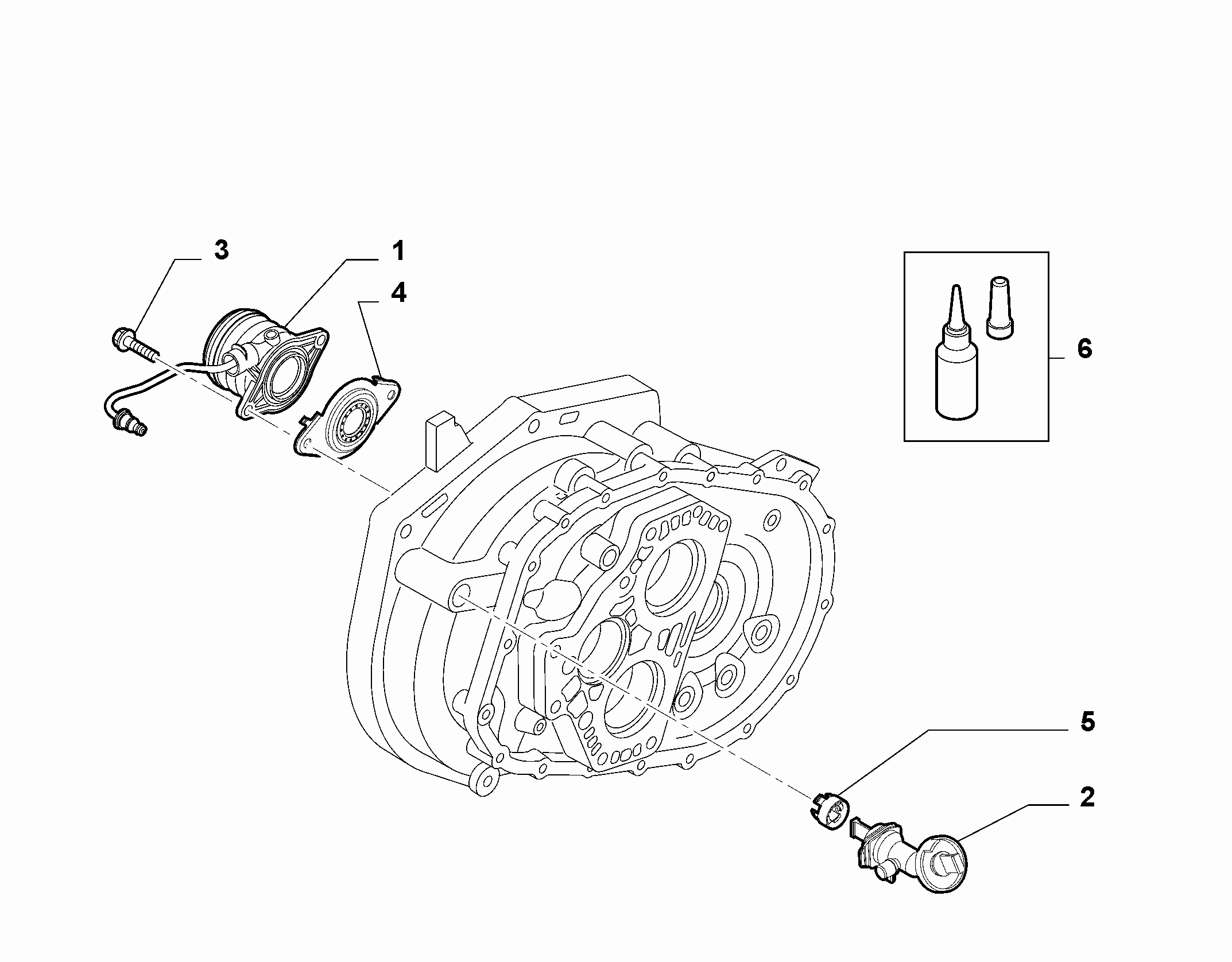 Opel 55232693 - Centrālais izslēdzējmehānisms, Sajūgs onlydrive.pro