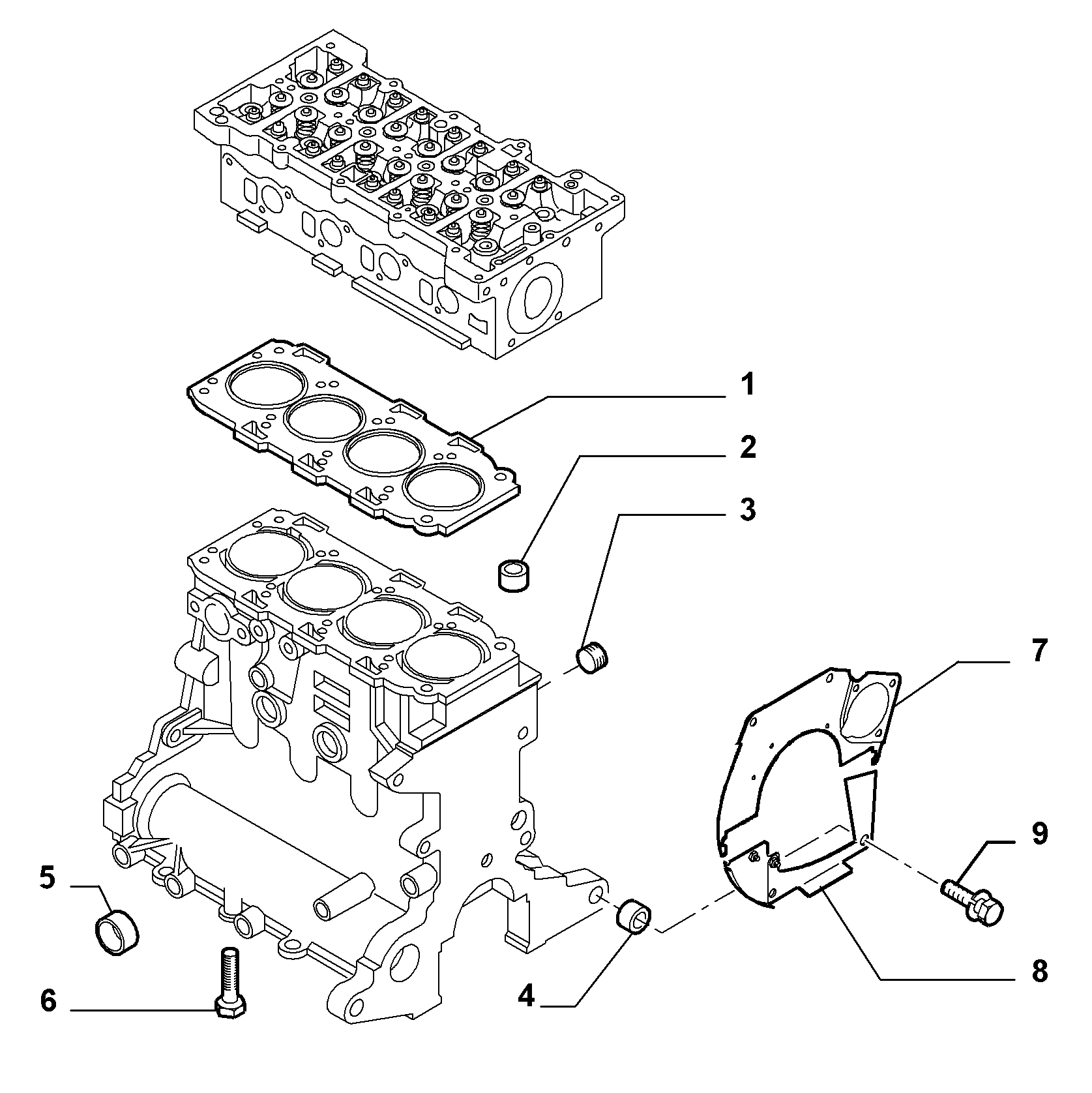 Opel 55 221 093 - Gasket, cylinder head onlydrive.pro