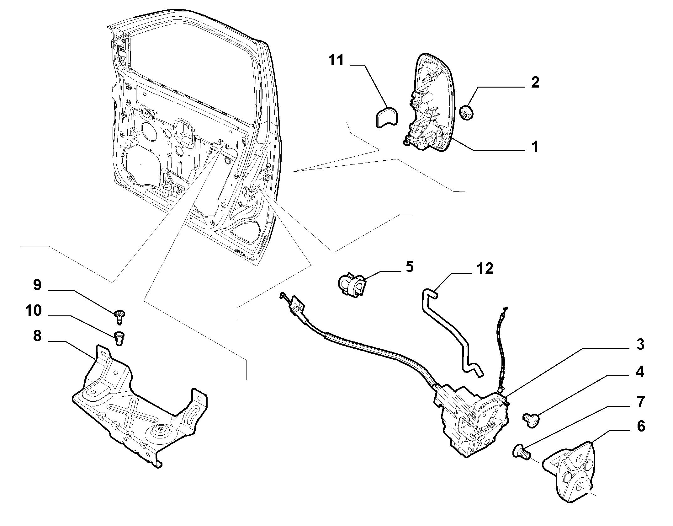 FIAT 50512981 - Guide, locking knob, pin onlydrive.pro