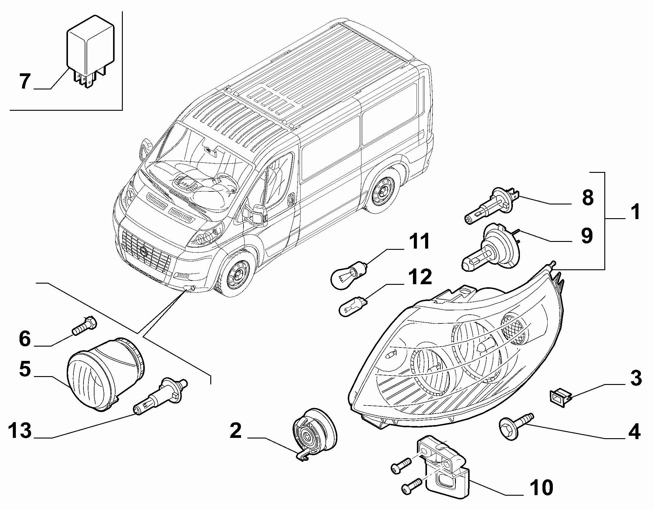 CITROËN 1340663080 - Headlight onlydrive.pro