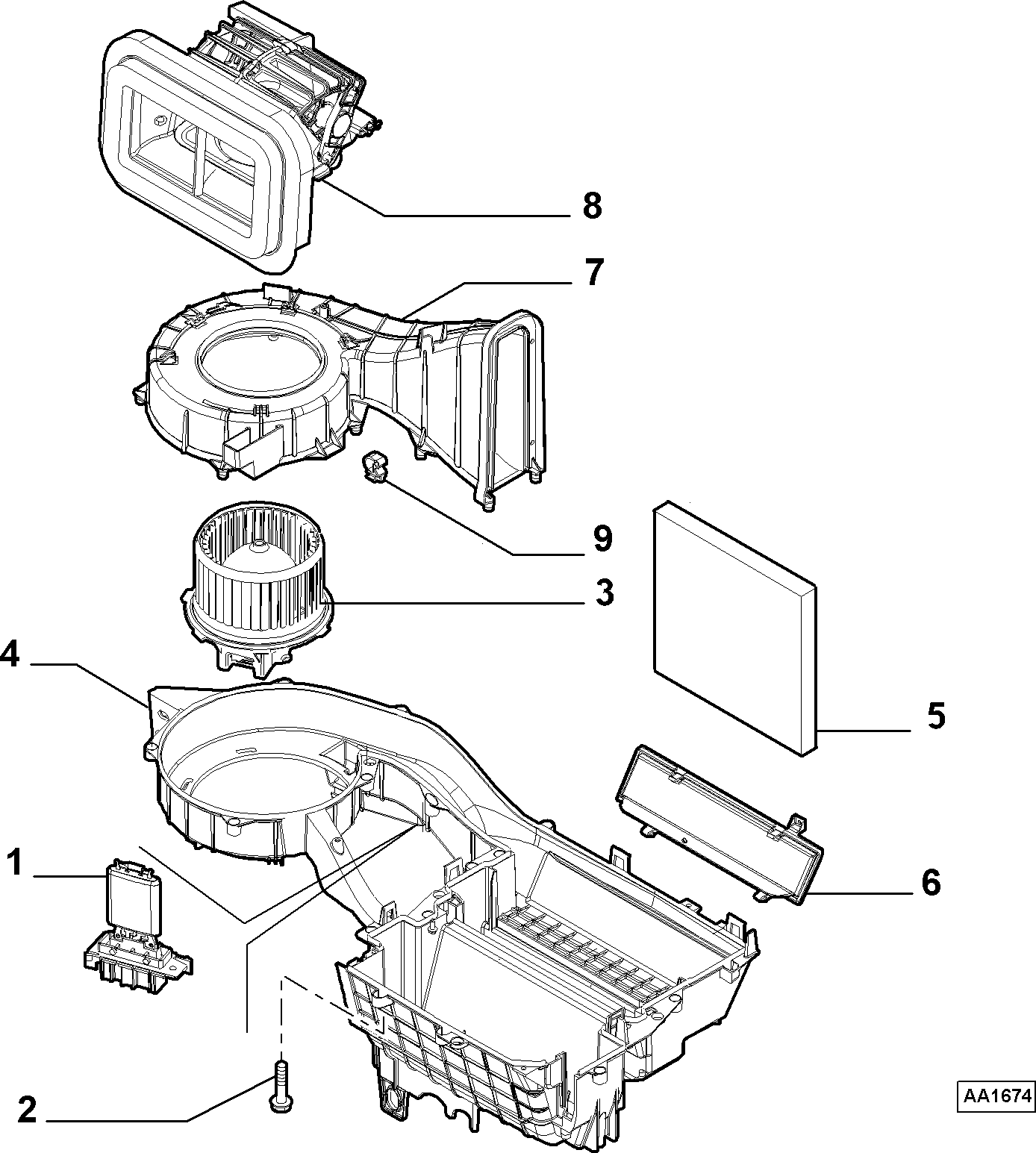 FIAT 77364061 - 735421754 - heater  (var.: 2/rev.: 0), (pnc:1; №2): 01 pcs. onlydrive.pro