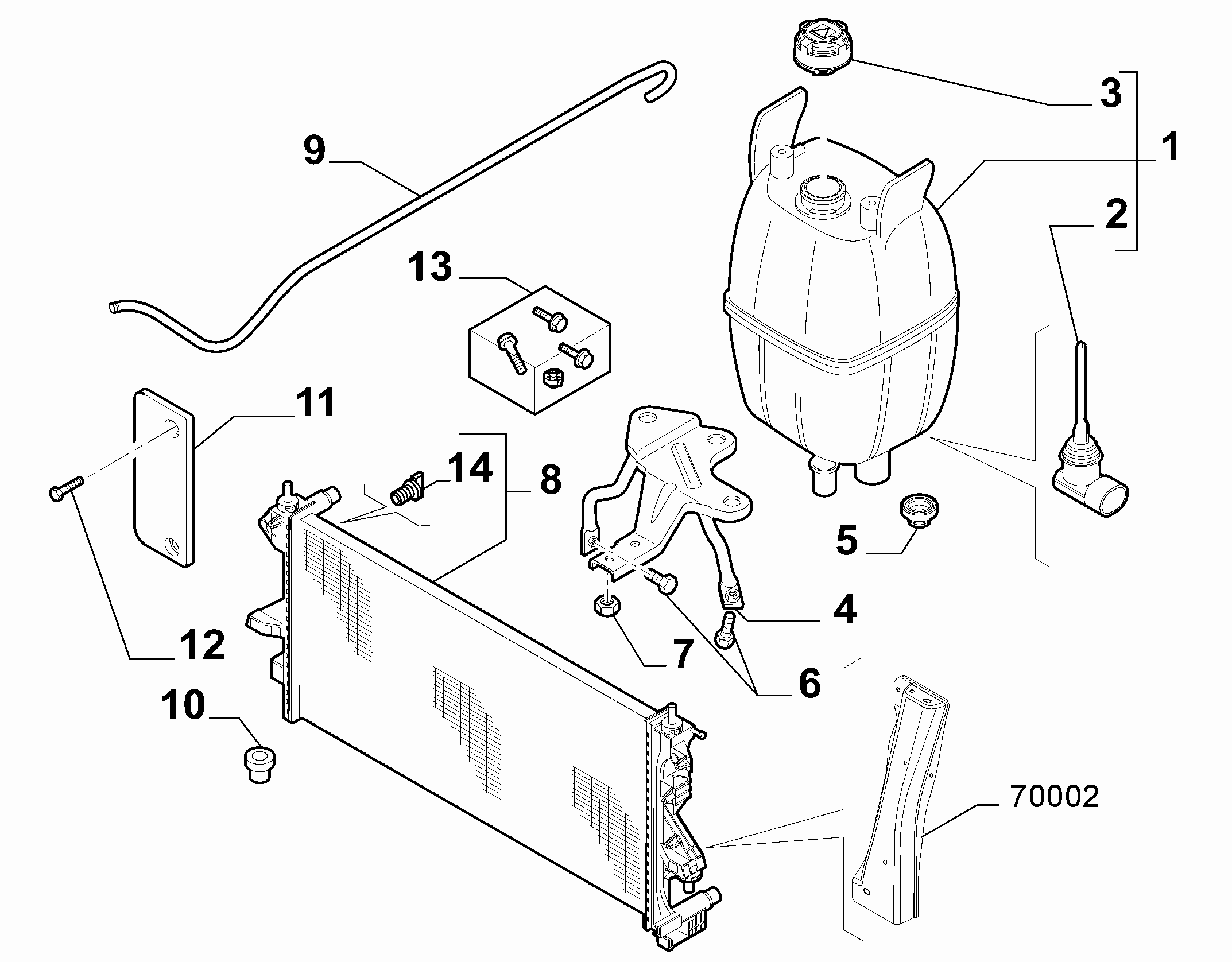 CITROËN 1340359080 - Radiator, engine cooling onlydrive.pro