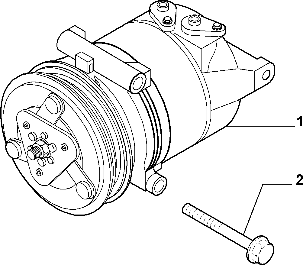 PEUGEOT 9658128580 - Kompresors, Gaisa kond. sistēma onlydrive.pro