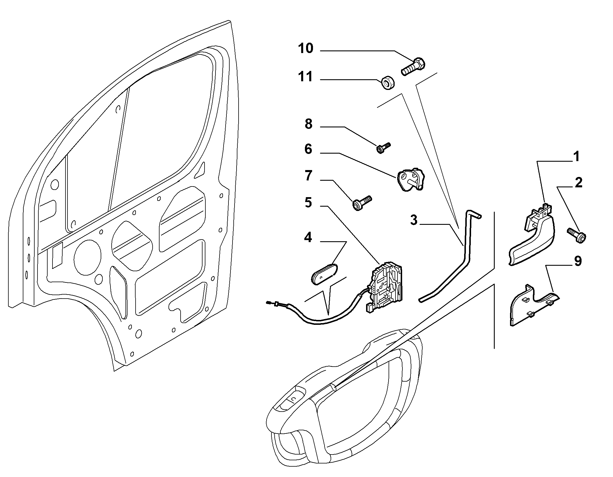 FIAT 1344110080 - Actuator, central locking system onlydrive.pro