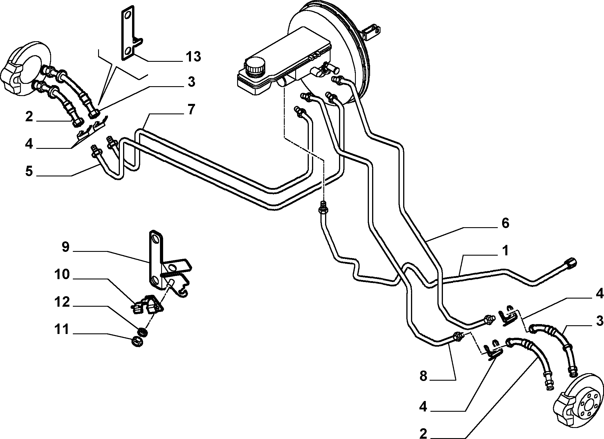 FIAT 51748936 - Brake Hose onlydrive.pro