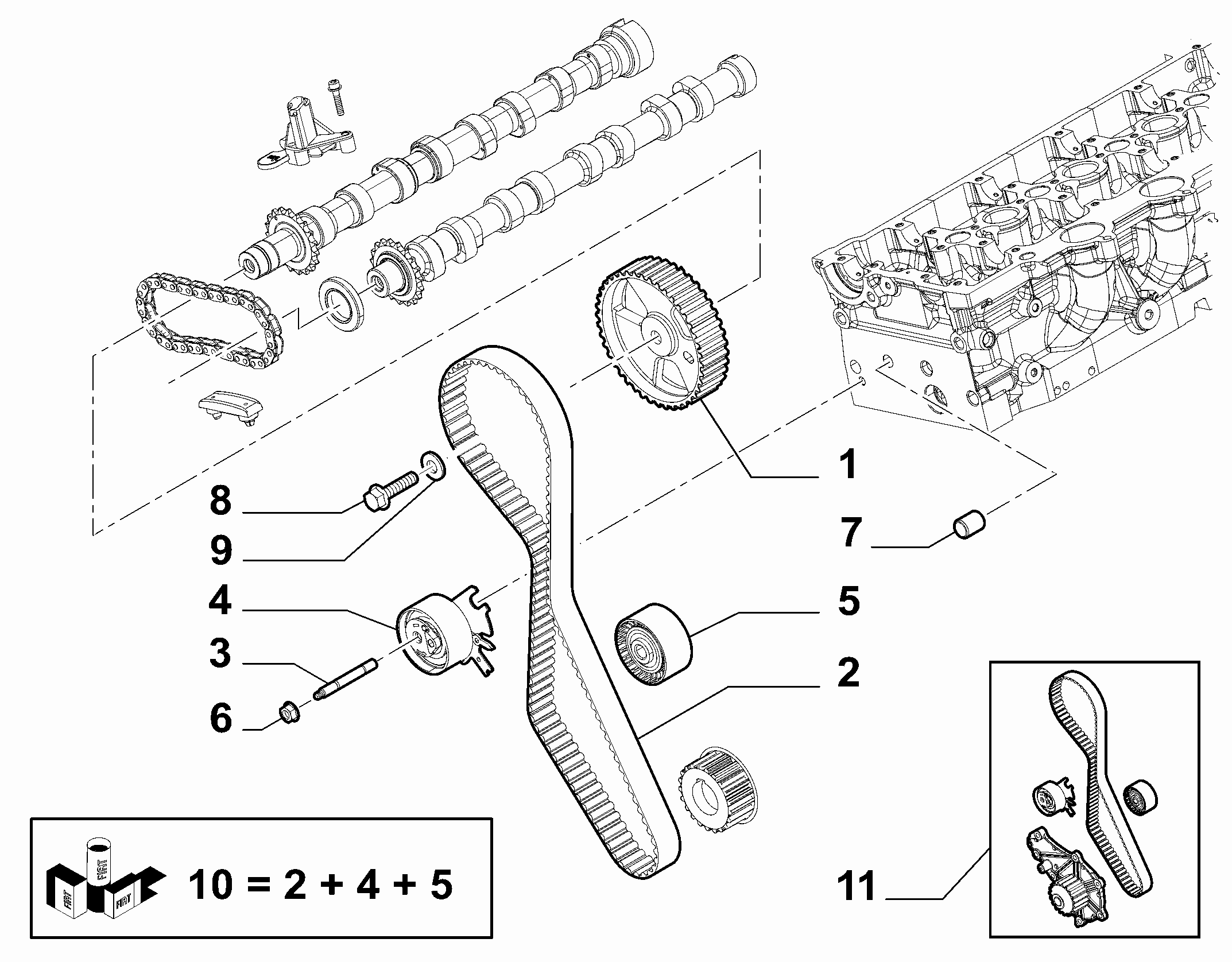 FIAT 71775922 - Vandens siurblio ir paskirstymo diržo komplektas onlydrive.pro