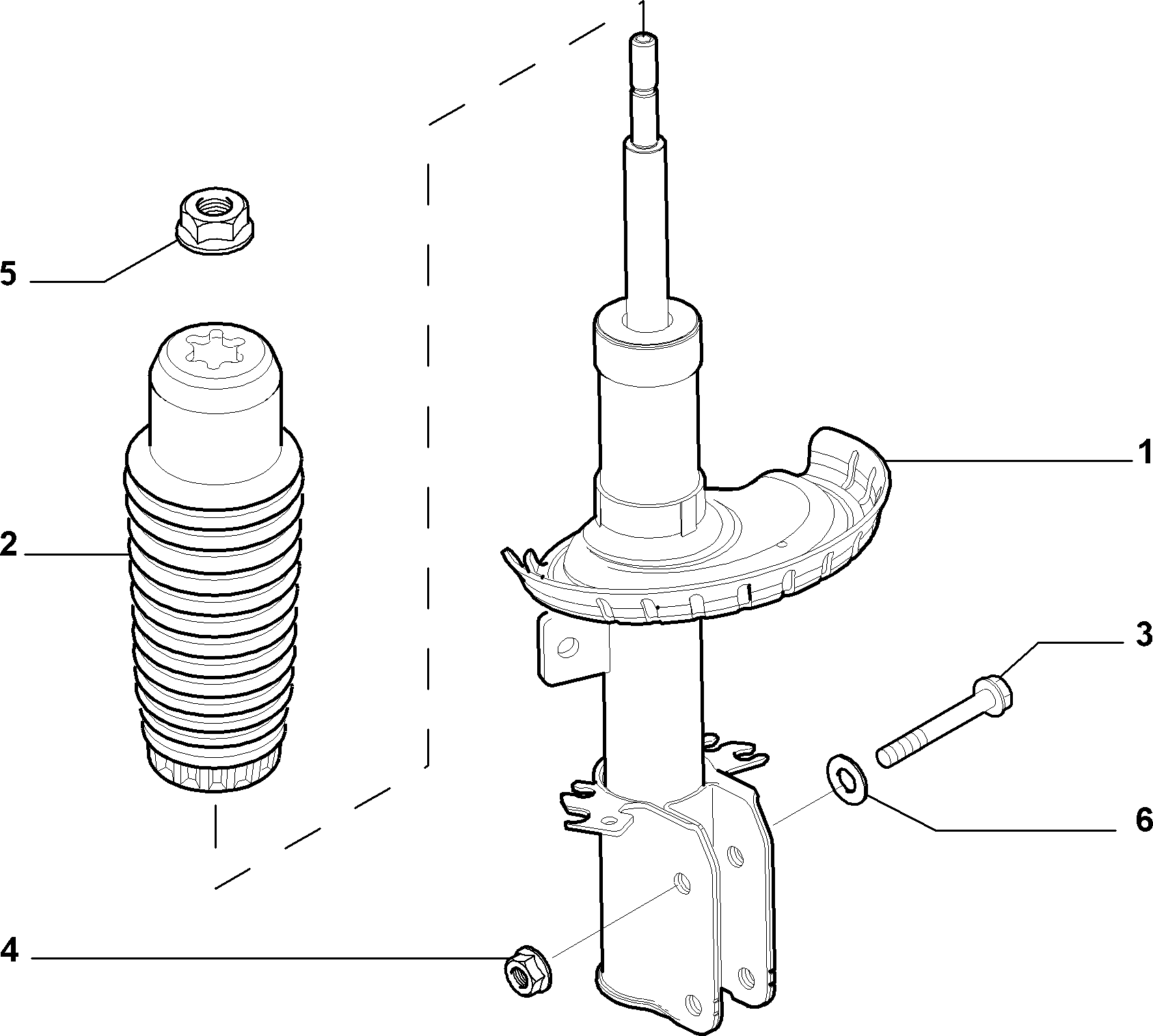 FIAT 1311716080 - Dust Cover Kit, shock absorber onlydrive.pro