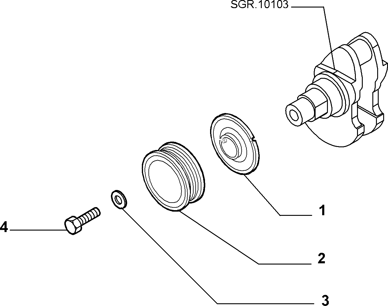 CITROËN 9658659580 - Hihnapyörä, kampiakseli onlydrive.pro