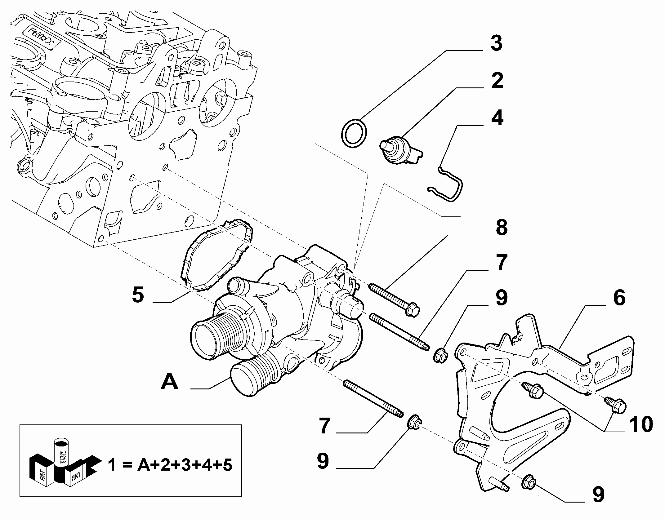 CITROËN 9632562080 - Sensor, coolant temperature onlydrive.pro