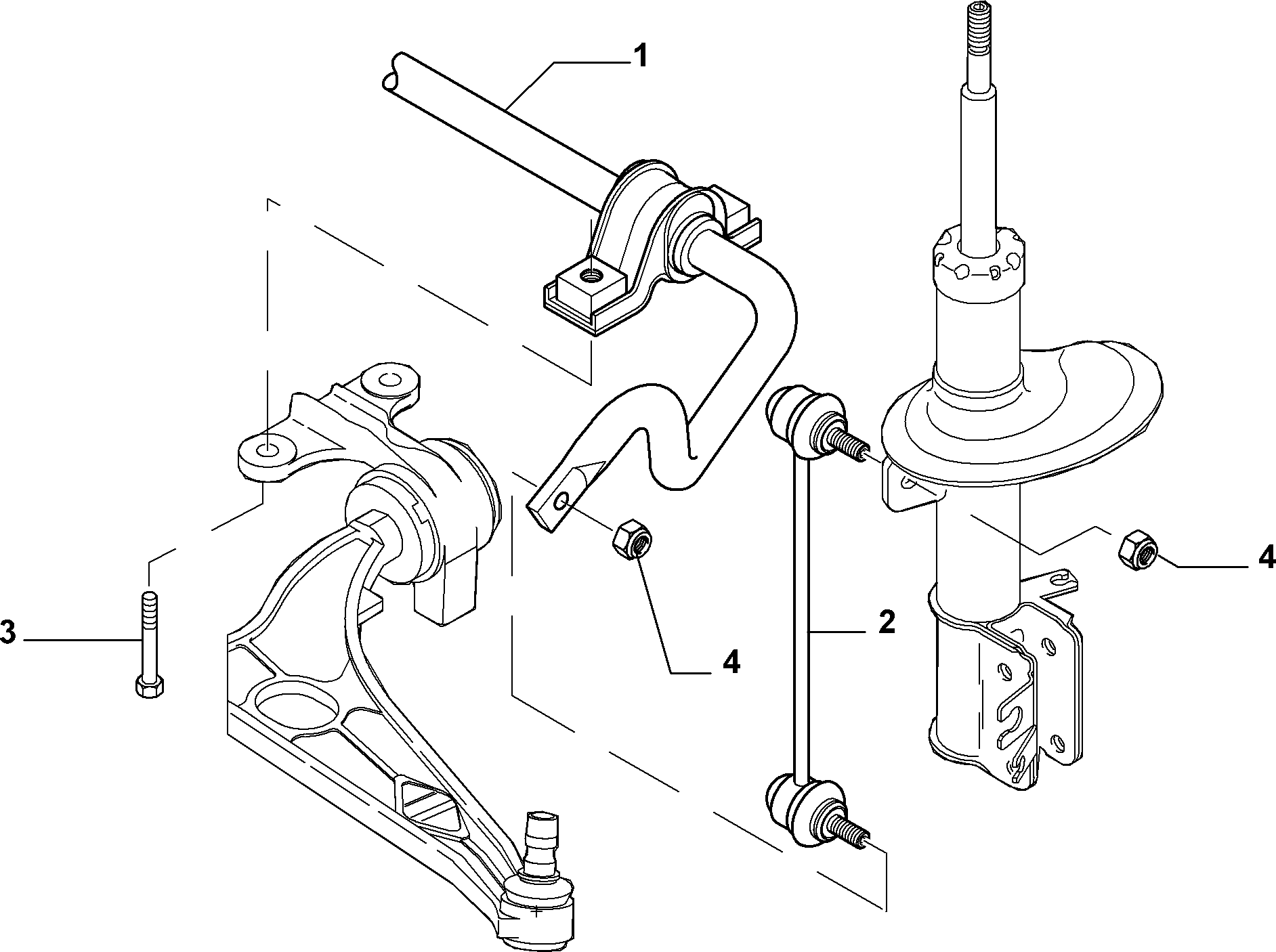 CITROËN 1440123280 - Bearing Bush, stabiliser onlydrive.pro