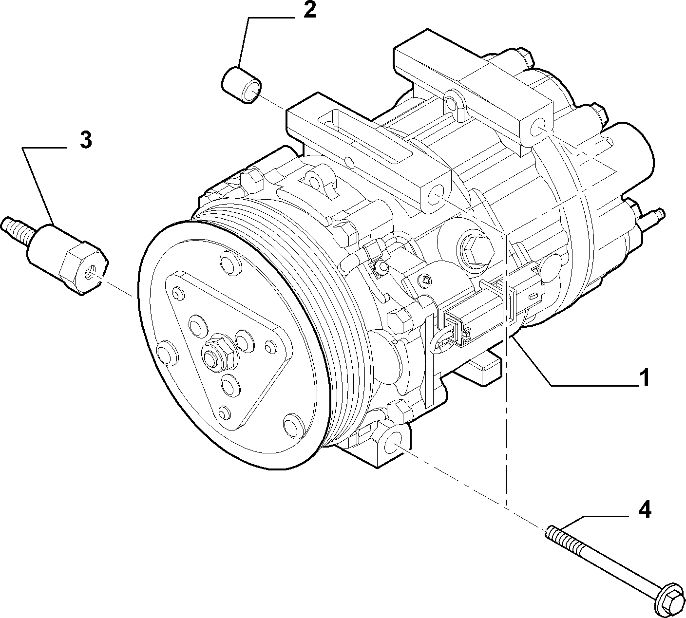 CITROËN 9687499380 - Compressor, air conditioning onlydrive.pro