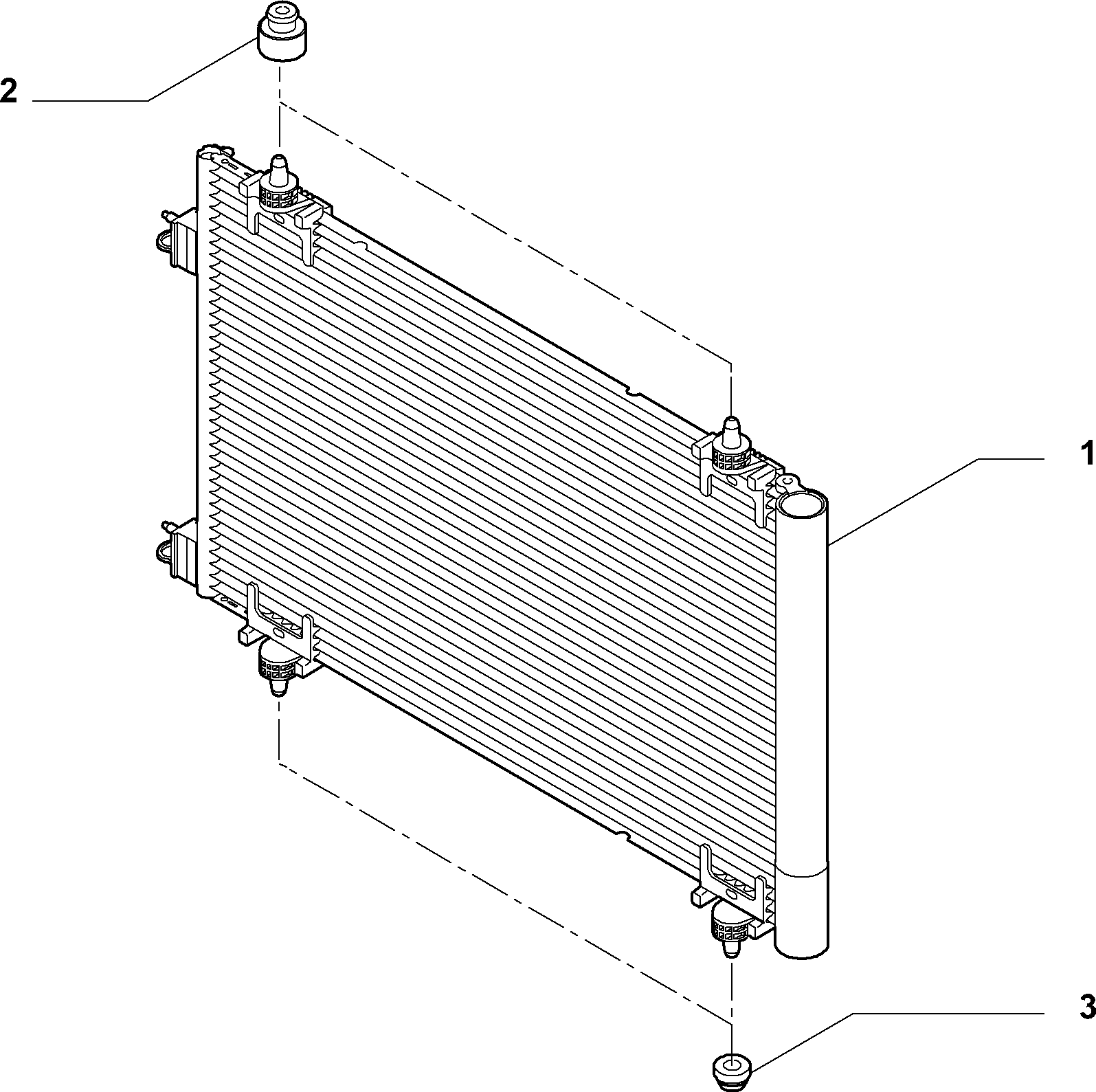 FIAT 1440143080 - Condenser, air conditioning onlydrive.pro