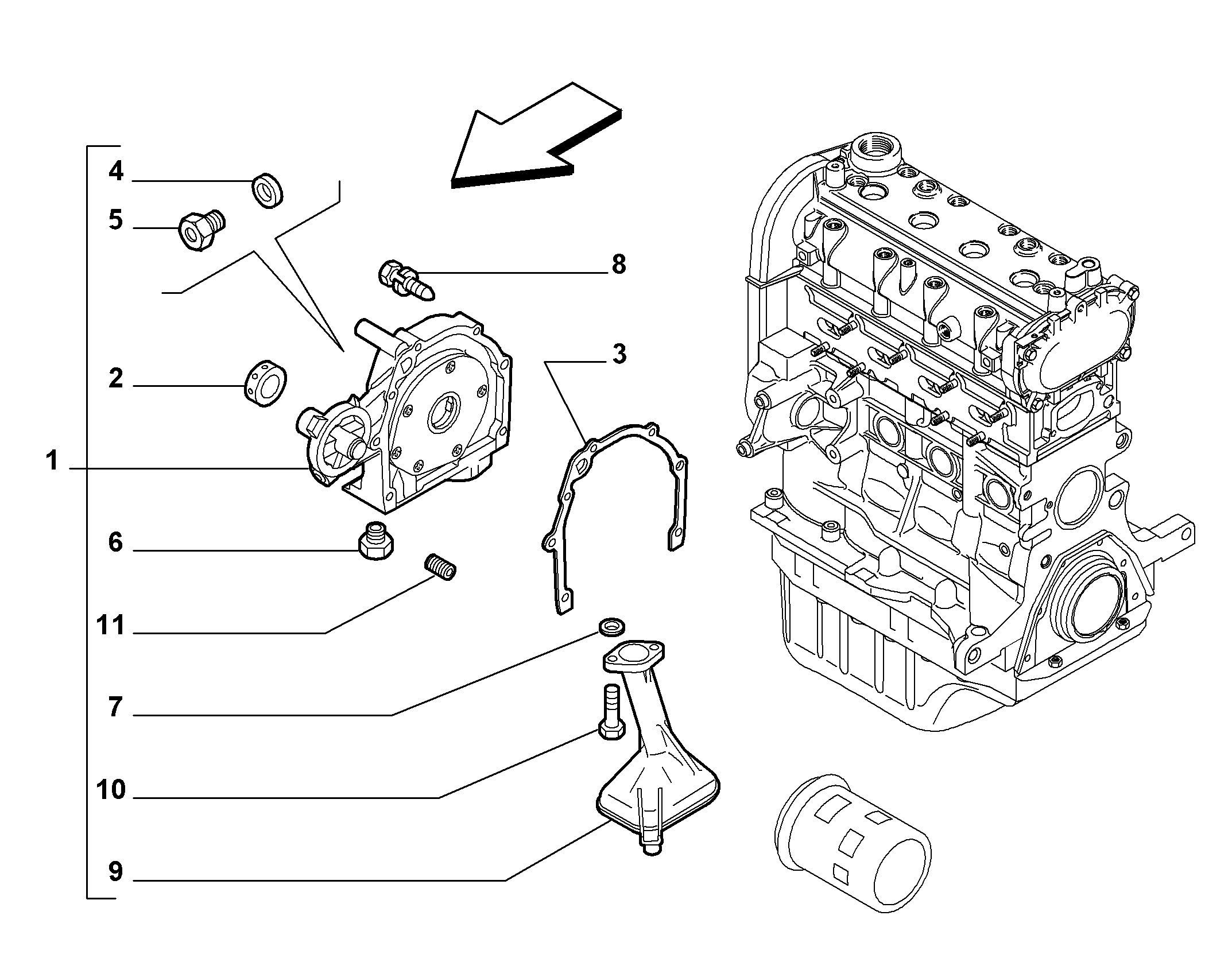 Opel 55222361 - Oil Pump onlydrive.pro