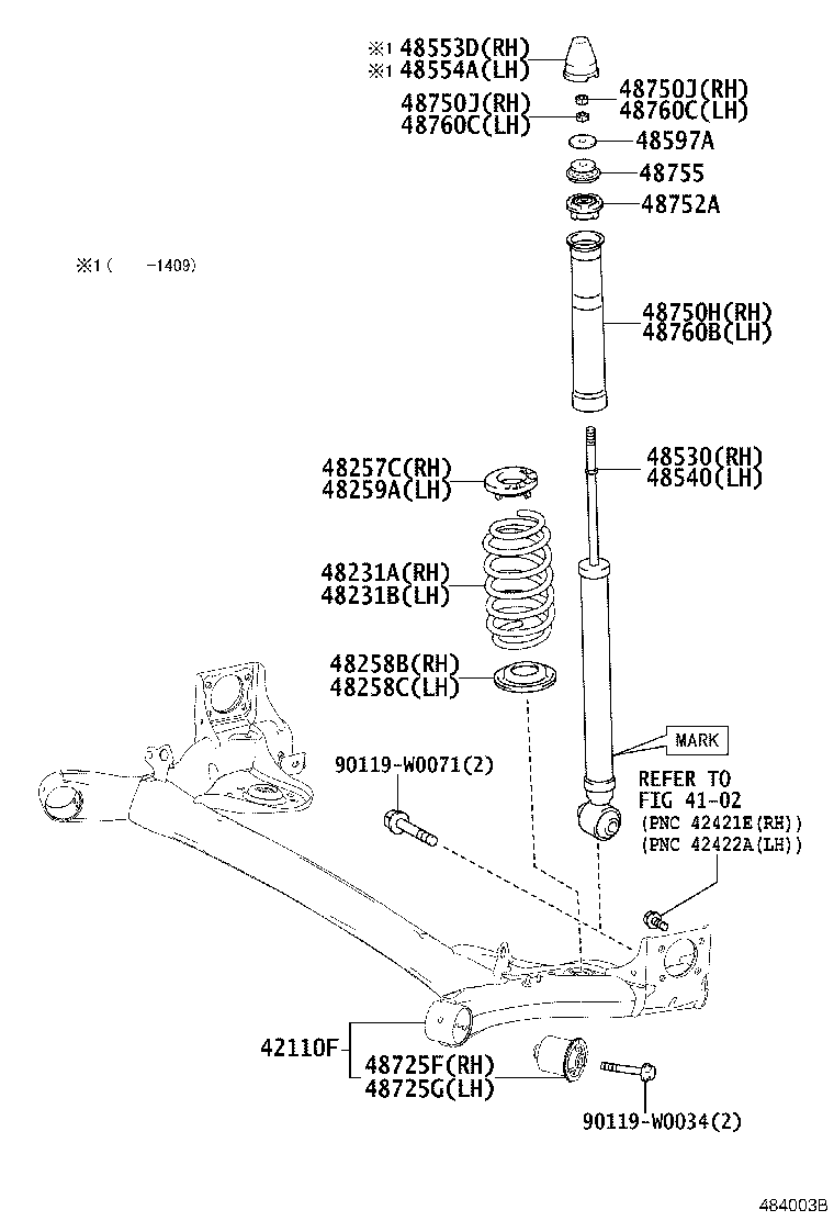 TOYOTA 487500H010 - Dust Cover Kit, shock absorber onlydrive.pro