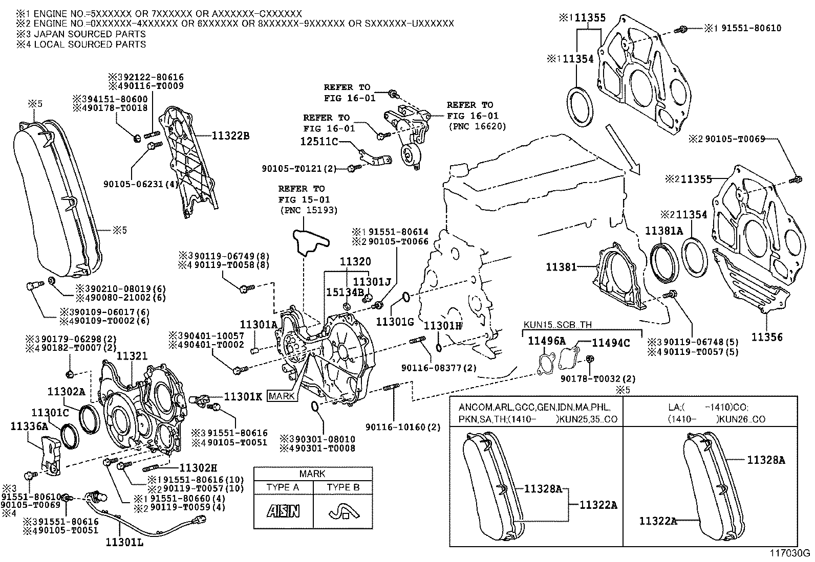 TOYOTA 90311-T0046 - Shaft Seal, crankshaft onlydrive.pro