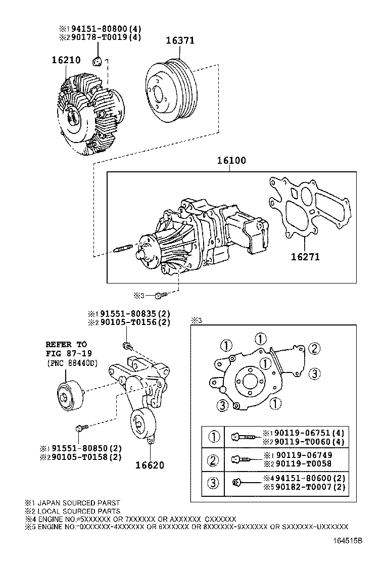 TOYOTA 16100-09260 - Water Pump onlydrive.pro