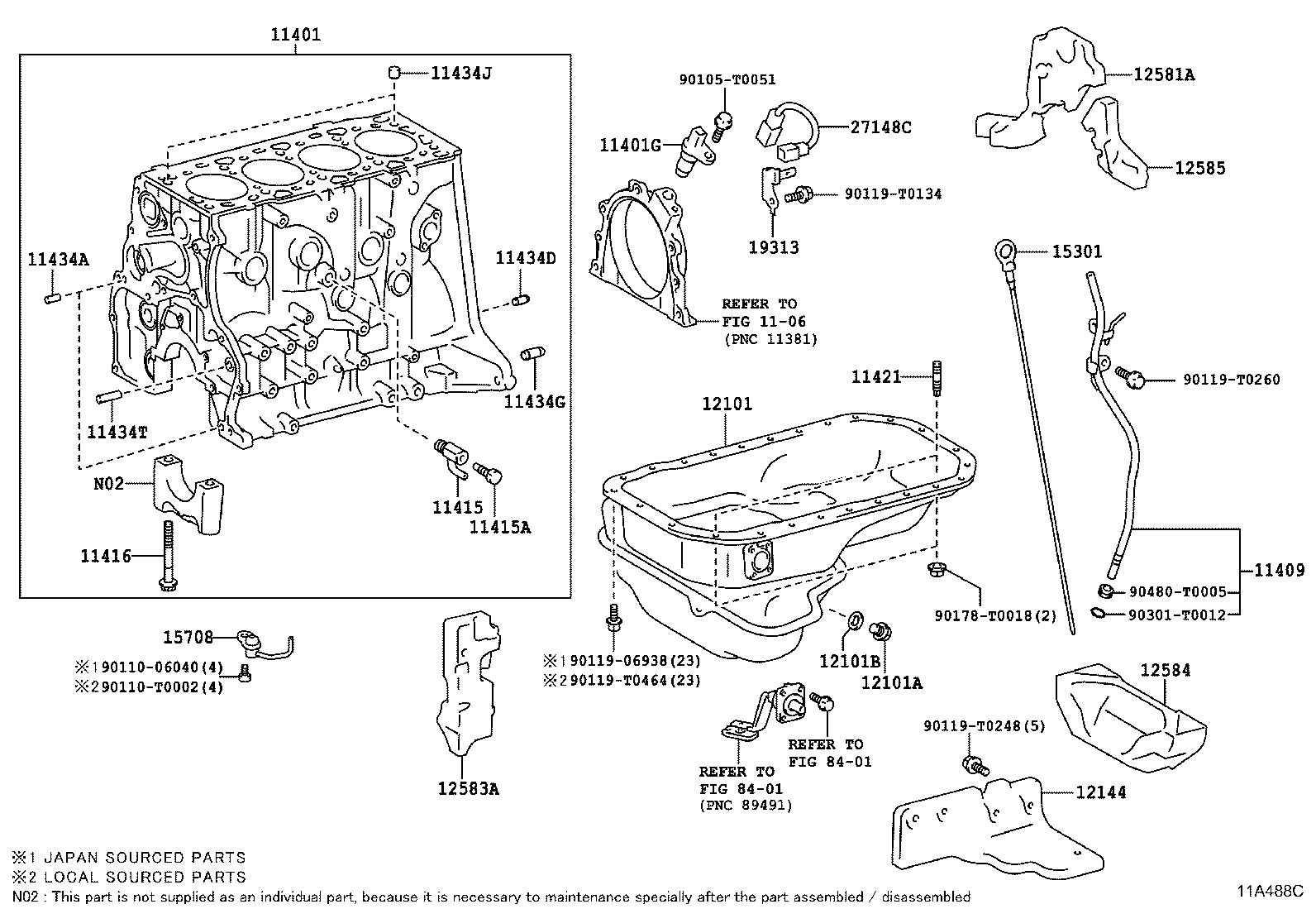 TOYOTA 9008043030 - Tarpiklis, alyvos išleidimo angos kaištis onlydrive.pro