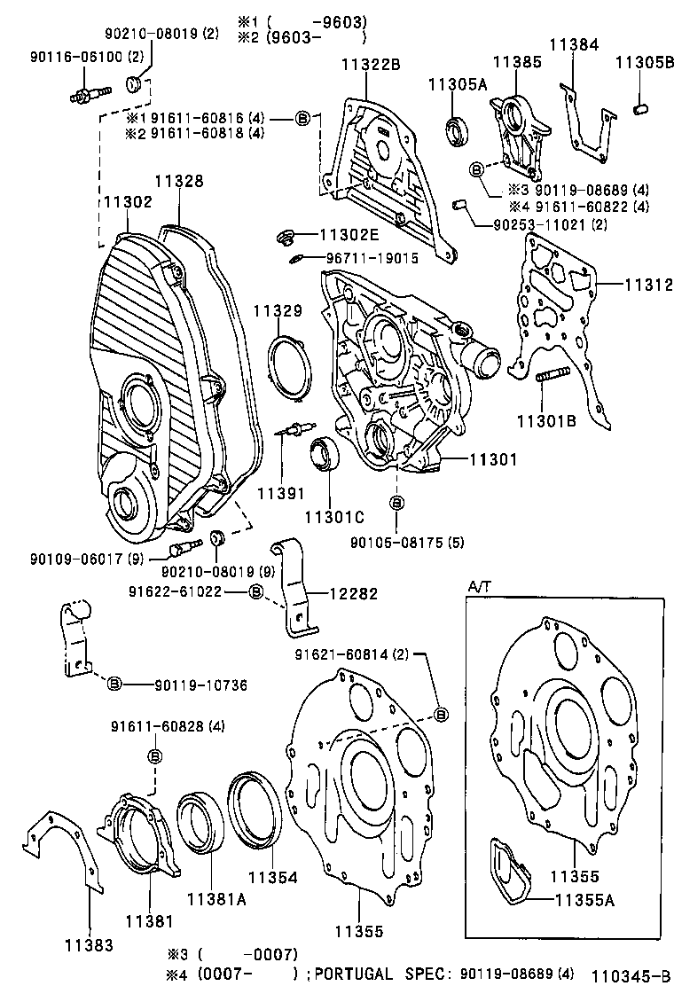 TOYOTA 1138354030 - Võlli rõngastihend, Nukkvõll onlydrive.pro