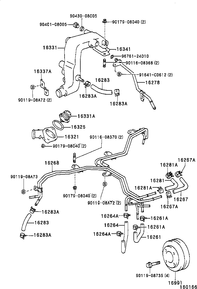 TOYOTA 90916-03088 - Termostats, Dzesēšanas šķidrums onlydrive.pro