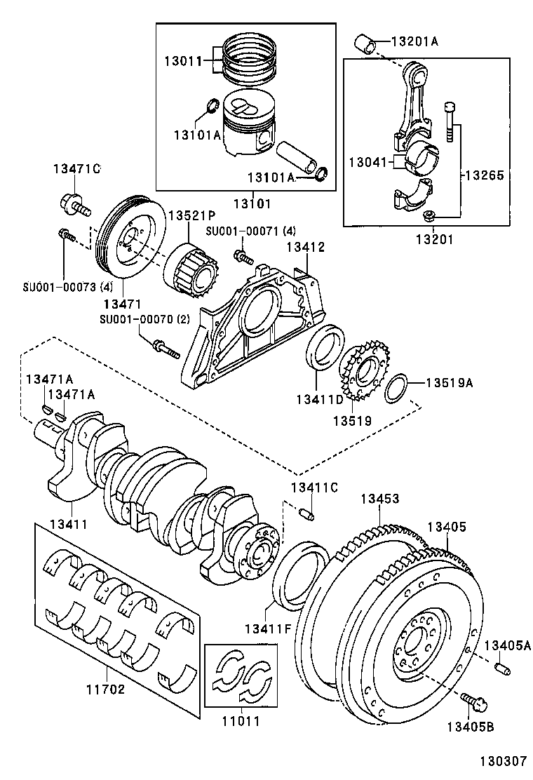 TOYOTA SU001-00060 - Akselitiiviste, kampiakseli onlydrive.pro