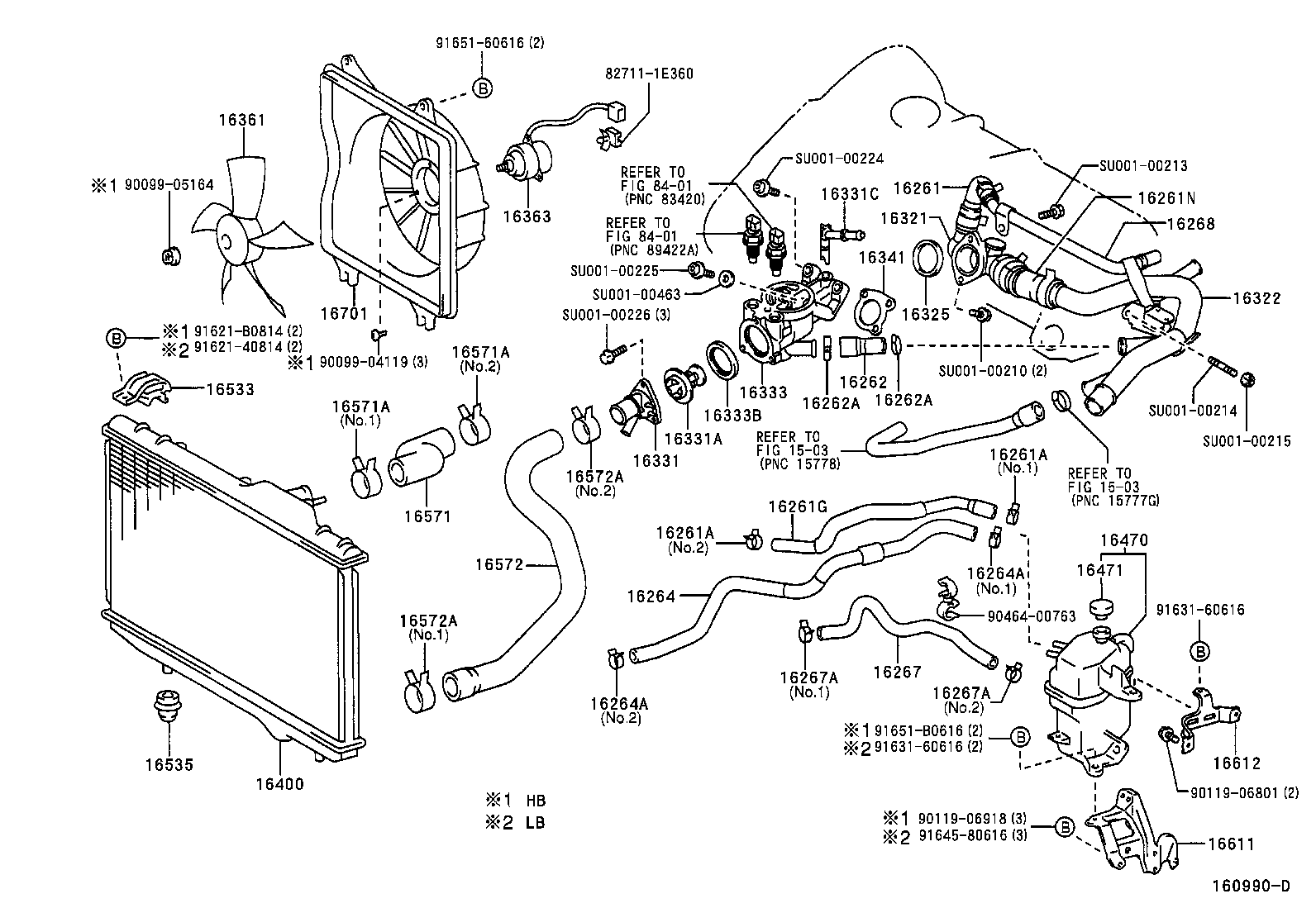 TOYOTA SU001-00223 - Termostaatti, jäähdytysneste onlydrive.pro