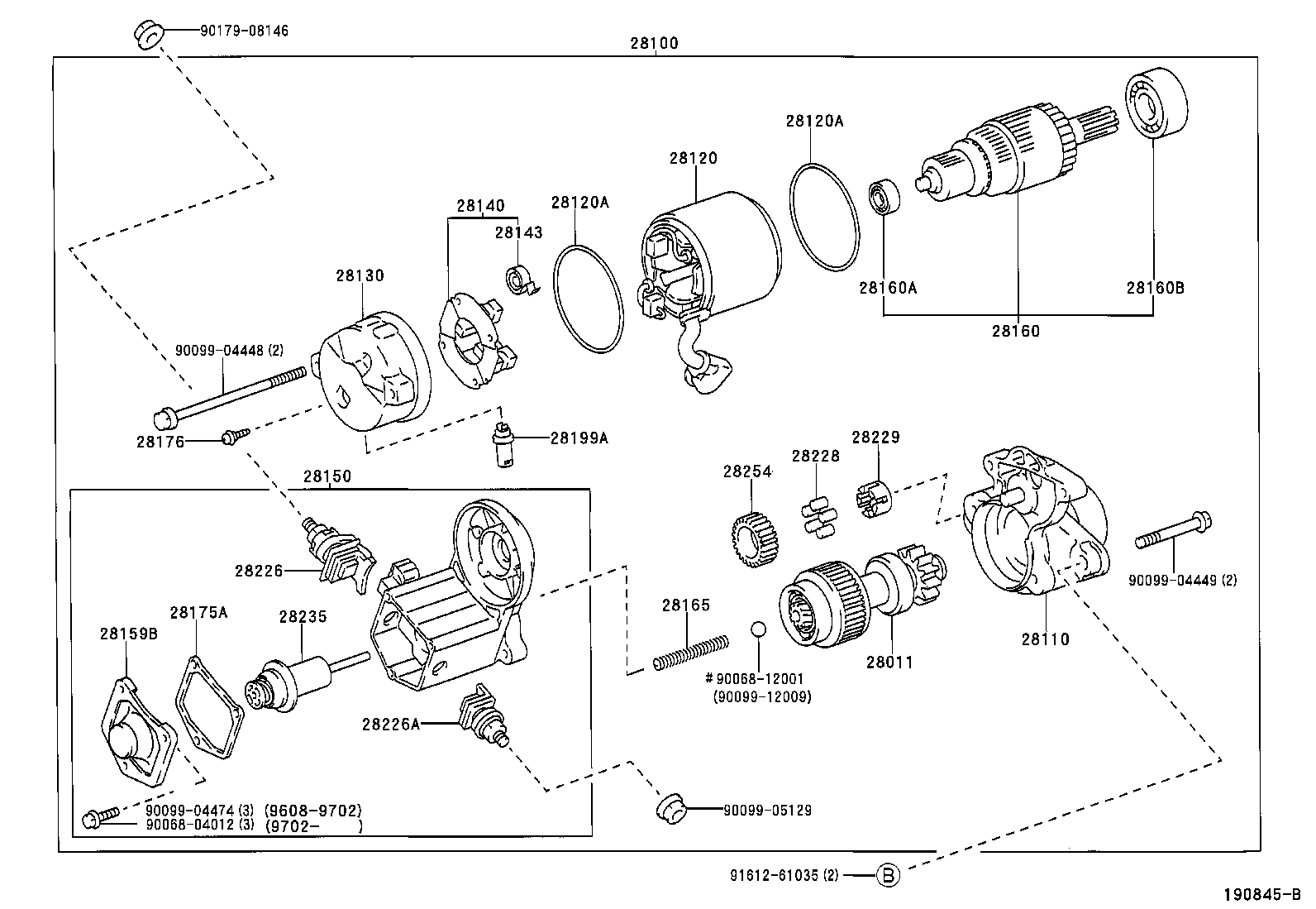 TOYOTA 2810003090 - Starter onlydrive.pro