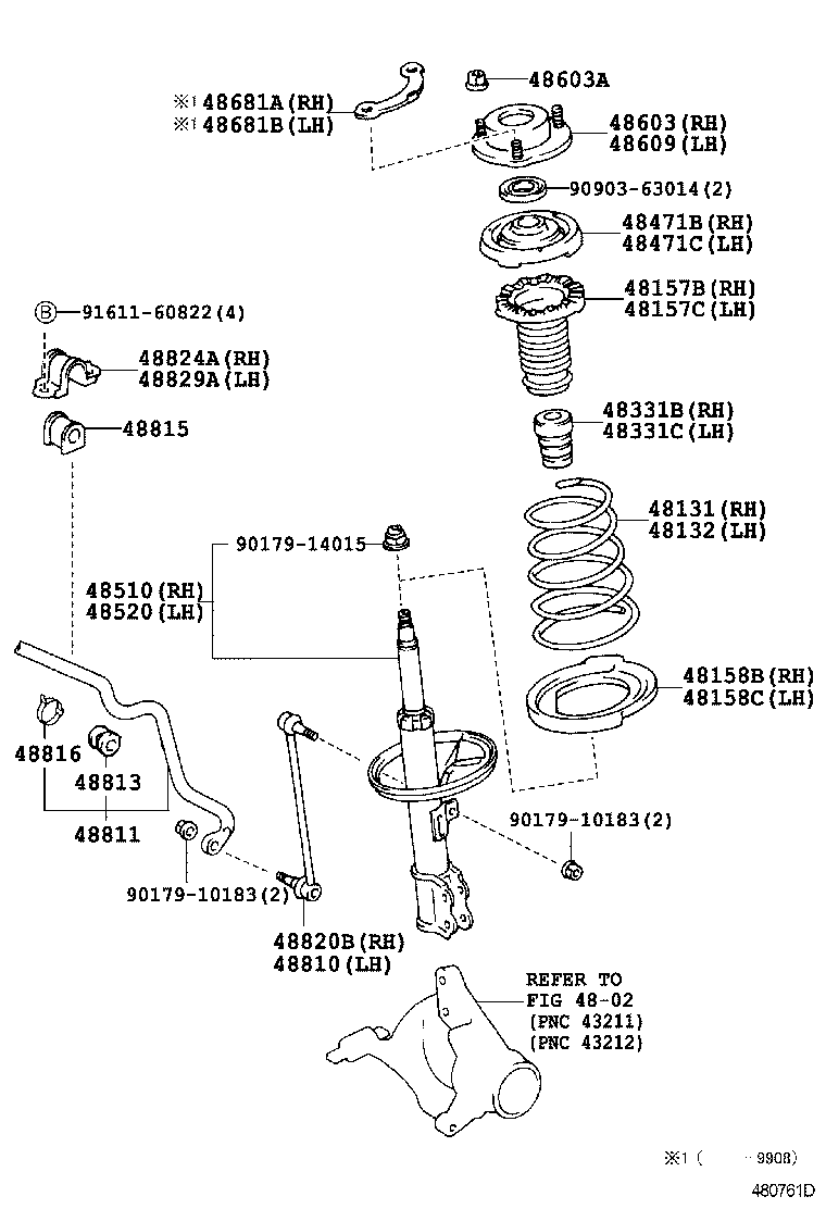 Opel 48810-33010 - Тяга / стойка, стабилизатор onlydrive.pro