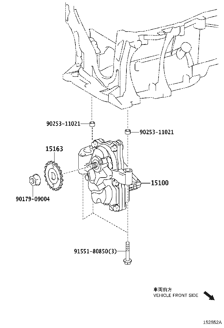 TOYOTA 15100-37021 - Oil Pump onlydrive.pro