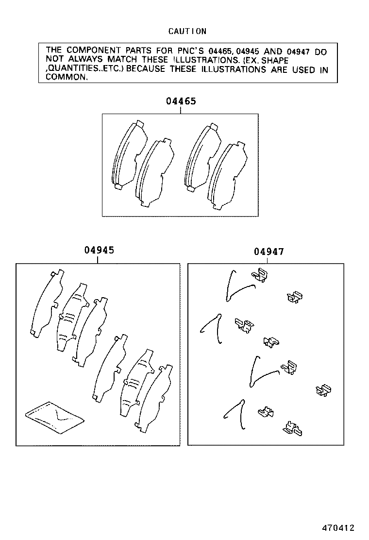 TOYOTA 04465-35140 - Brake Pad Set, disc brake onlydrive.pro