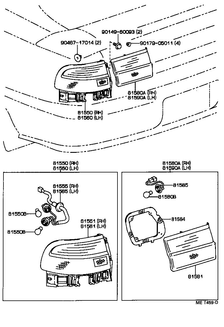 TOYOTA 81580-20110 - Hõõgpirn,instrumentide valgustus onlydrive.pro