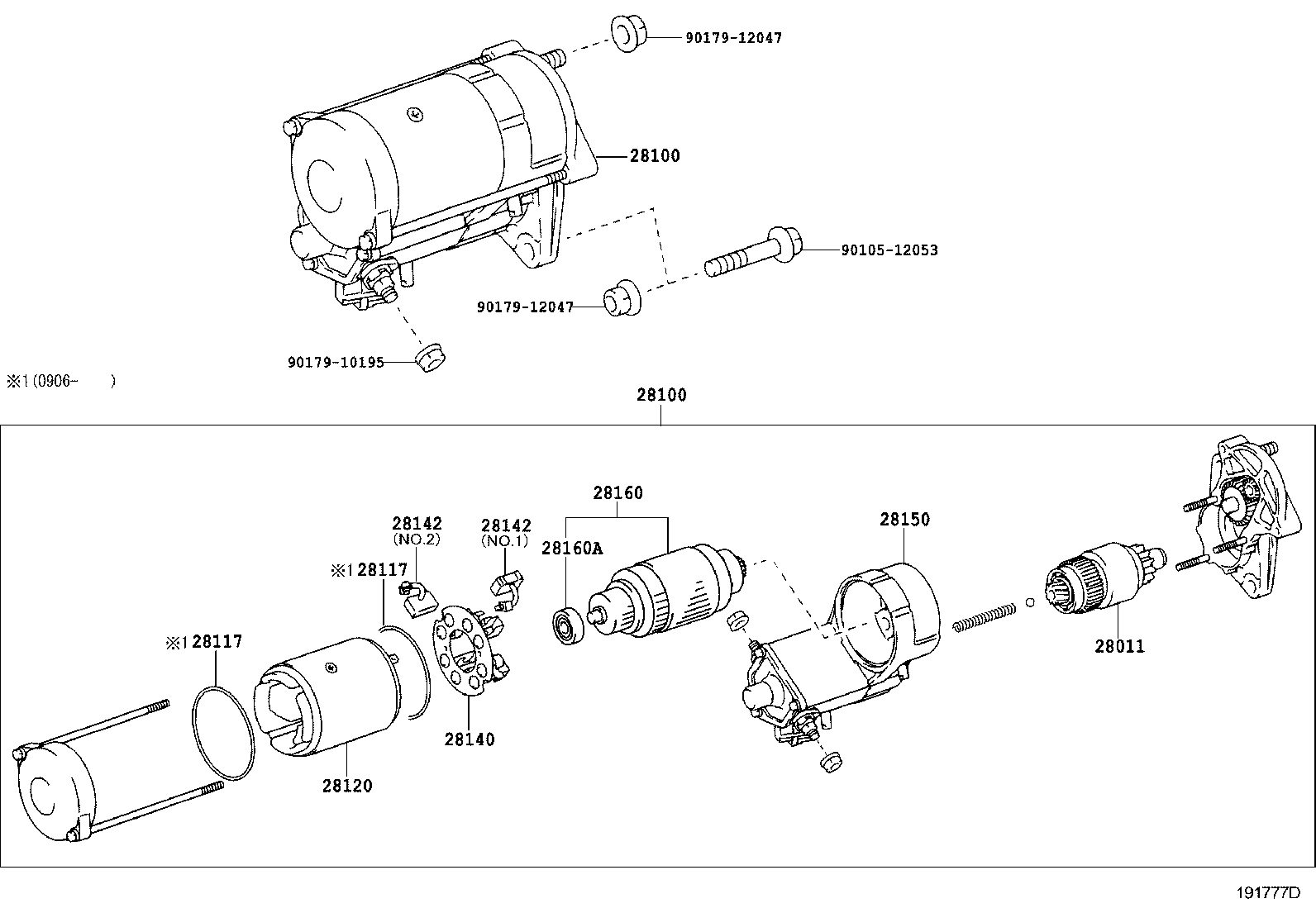 TOYOTA 28100-30070 - Starter onlydrive.pro