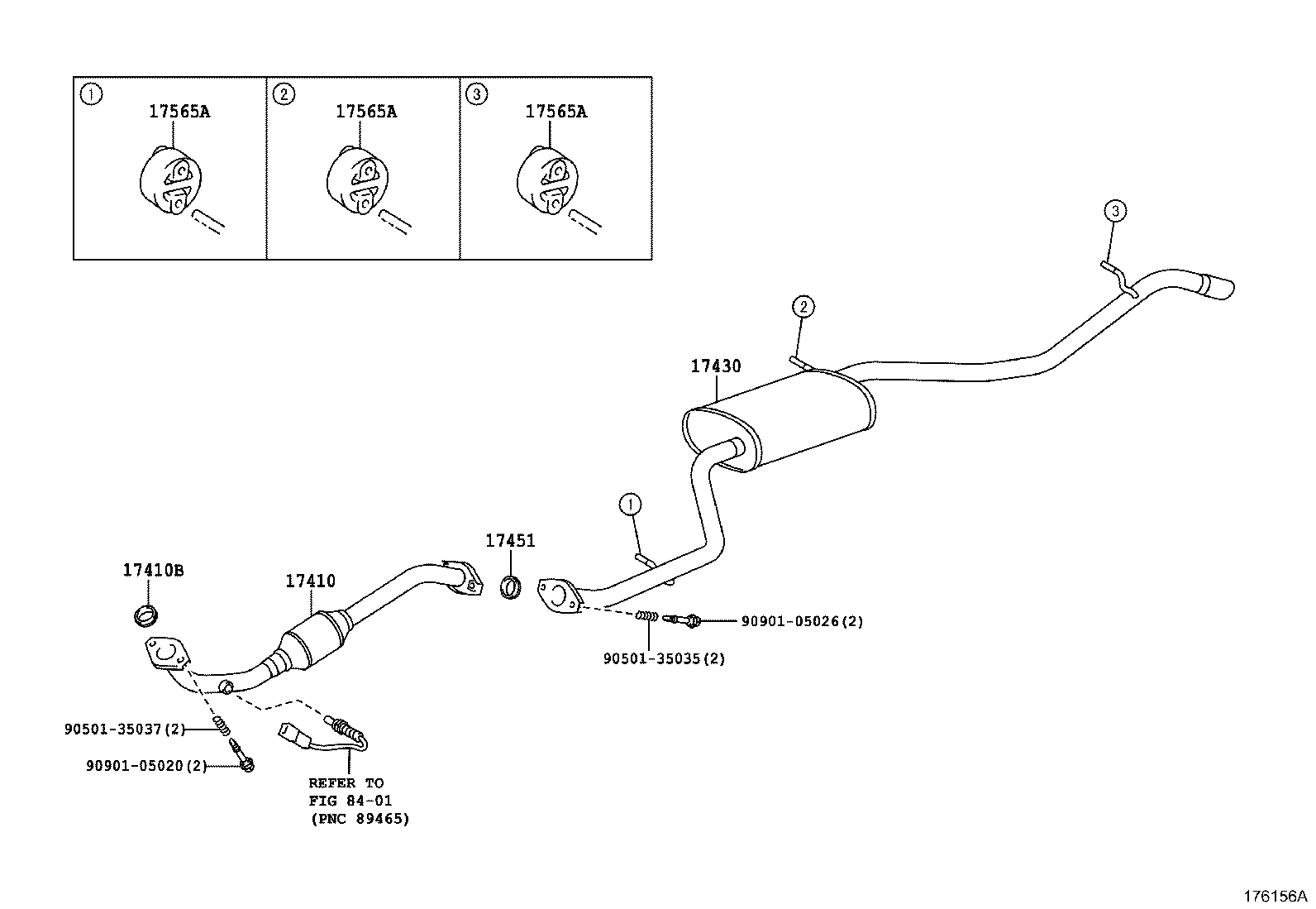 TOYOTA 17451-40010 - Blīve, Izplūdes kolektors onlydrive.pro