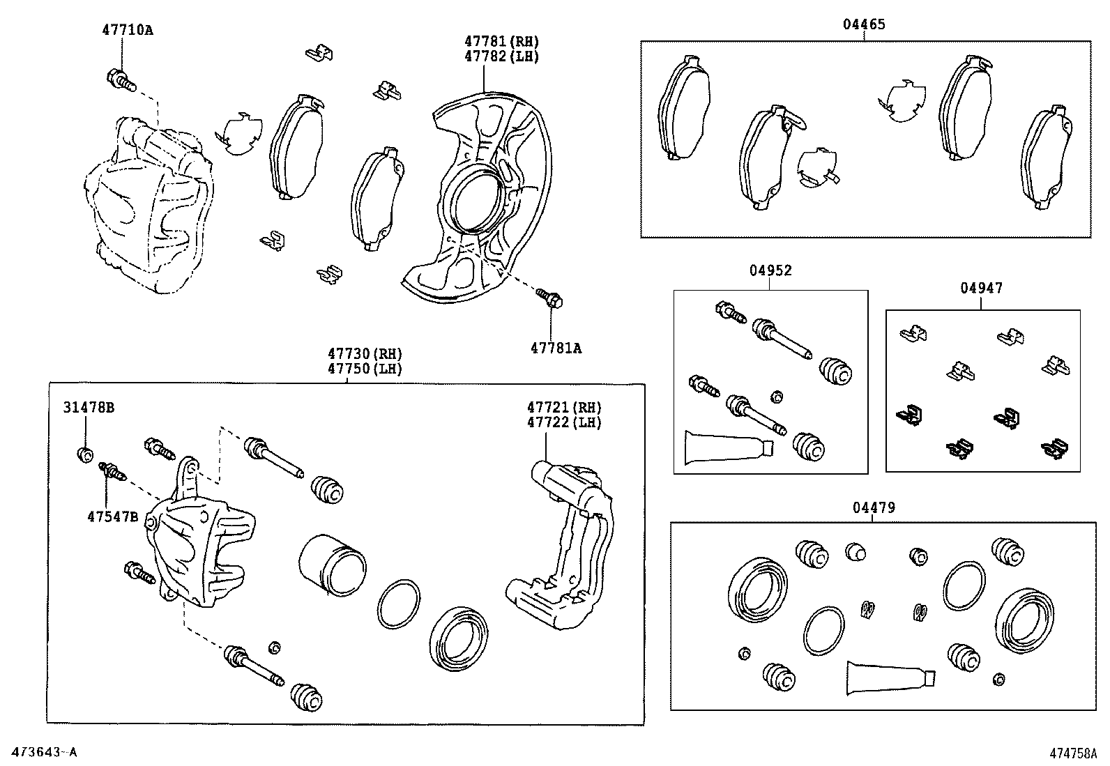 TOYOTA 04465-05170 - Jarrupala, levyjarru onlydrive.pro