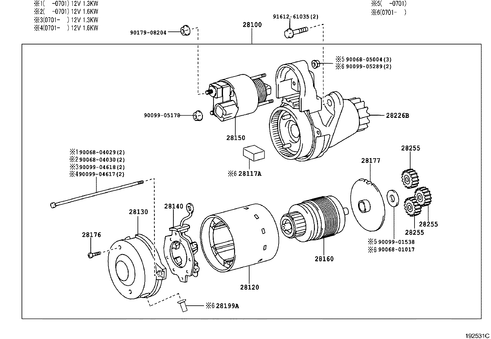 TOYOTA 28140-0H100 - HOLDER ASSY, STARTER BRUSH onlydrive.pro