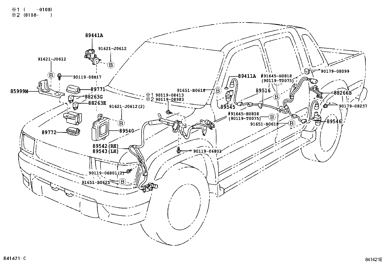 TOYOTA 89545-35020 - Sensor, wheel speed onlydrive.pro