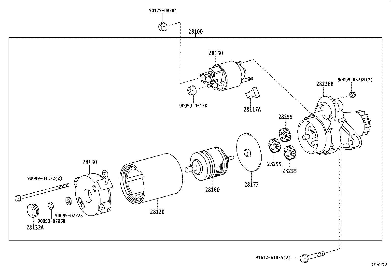 TOYOTA 2810020021 - Starter onlydrive.pro