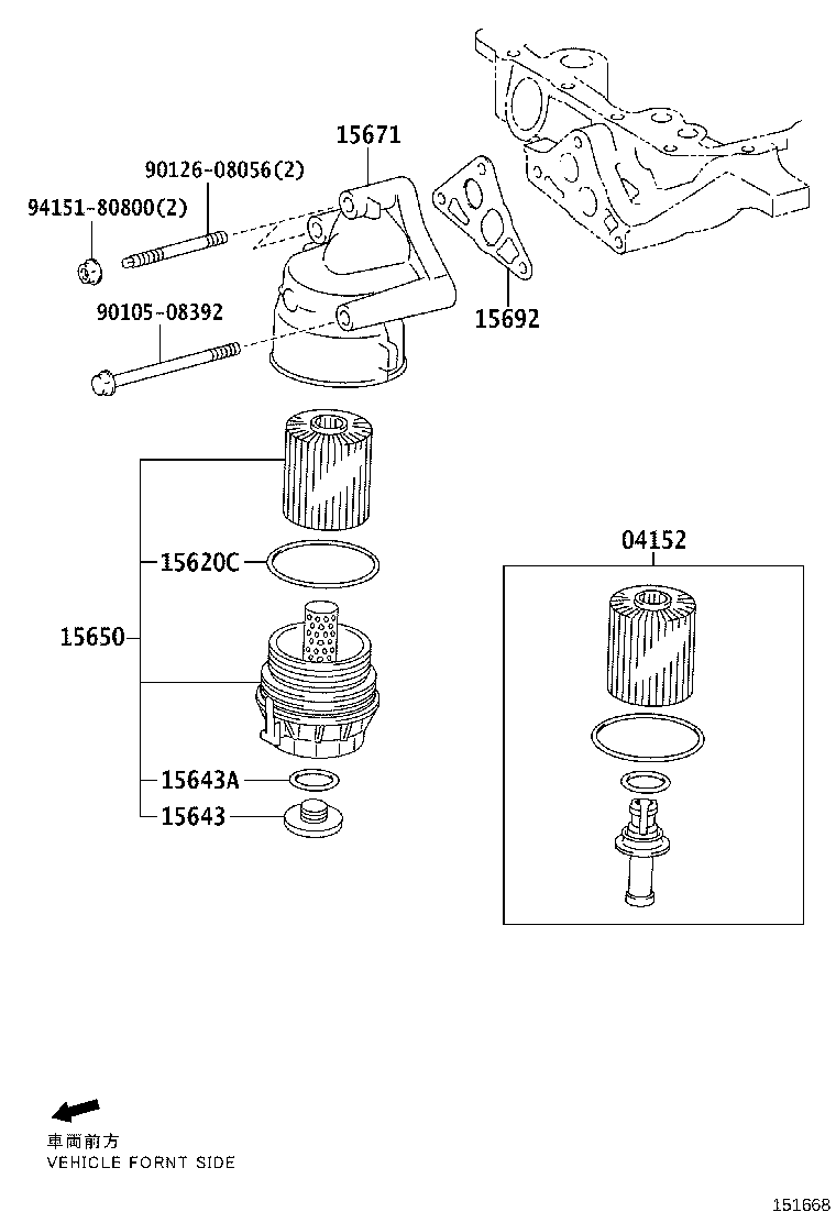 TOYOTA 9672335028 - Oil filter: 01 pcs. onlydrive.pro