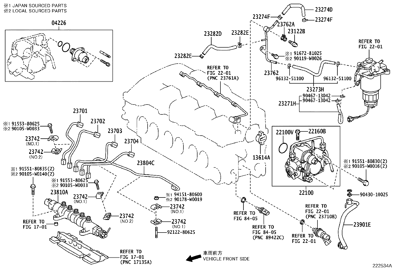 TOYOTA 04226-0L030 - Pressure Control Valve, common rail system onlydrive.pro