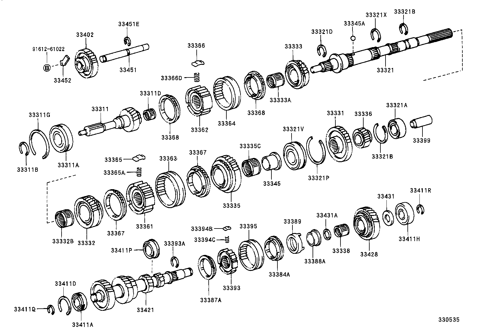 TOYOTA 33367-30060 - Synchronizer Ring, manual transmission onlydrive.pro